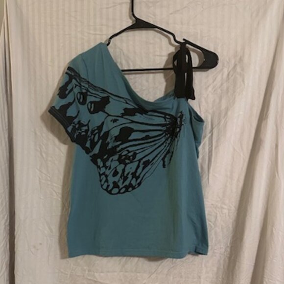 SHEIN Tops - SHEIN One Shoulder Blouse Size L